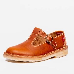 Duckfeet Lolland Mary Jane Brown Leather Scandinavian Shoes EU size 38 US 7.5 8